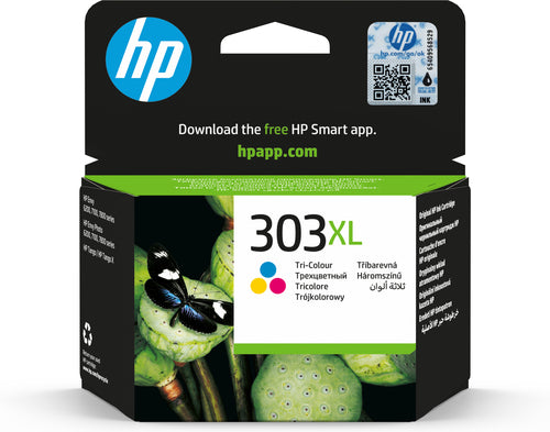 HP 303XL High Yield Tri-color Original Ink Cartridge HP 303XL High Yield Tri-color Original Ink Cartridge